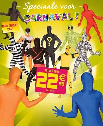 Promoties Carnaval kostuum - Huismerk - Gifi - Geldig van 29/01/2013 tot 06/02/2013 bij Gifi