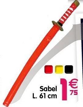 Promoties Sabel l. 61 cm - Huismerk - Gifi - Geldig van 29/01/2013 tot 06/02/2013 bij Gifi