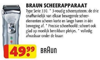 Promoties Braun scheerapparaat - Braun - Geldig van 29/01/2013 tot 10/02/2013 bij Kruidvat