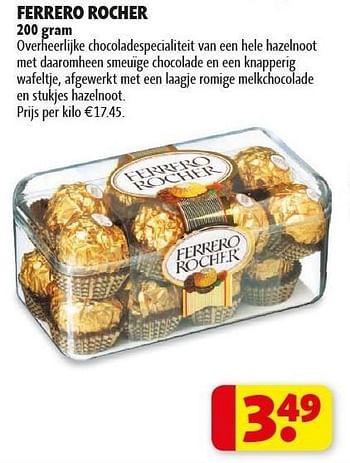 Promoties Ferrero rocher - Ferrero - Geldig van 29/01/2013 tot 10/02/2013 bij Kruidvat