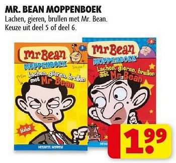 Promoties Mr. bean moppenboek - Huismerk - Kruidvat - Geldig van 29/01/2013 tot 10/02/2013 bij Kruidvat