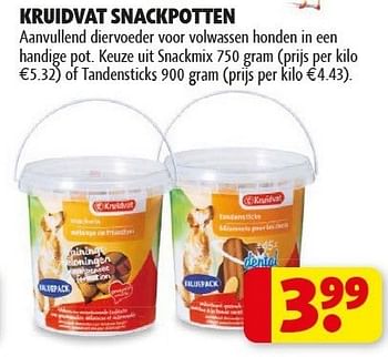 Promotions Kruidvat snakpotten - Produit maison - Kruidvat - Valide de 29/01/2013 à 10/02/2013 chez Kruidvat