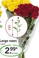 Promoties Lange rozen - Huismerk - Lidl - Geldig van 30/01/2013 tot 30/01/2013 bij Lidl