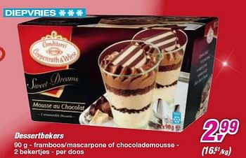 Promoties Dessertbekers - Coppenrath & Wiese - Geldig van 30/01/2013 tot 12/02/2013 bij Makro
