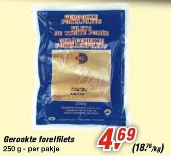 Promoties Gerookte forelfilets - Huismerk - Makro - Geldig van 30/01/2013 tot 12/02/2013 bij Makro