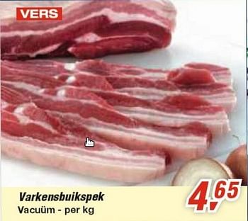 Promoties Varkensbuikspek - Huismerk - Makro - Geldig van 30/01/2013 tot 12/02/2013 bij Makro