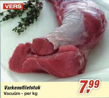 Promoties Varkensfiletstuk - Huismerk - Makro - Geldig van 30/01/2013 tot 12/02/2013 bij Makro