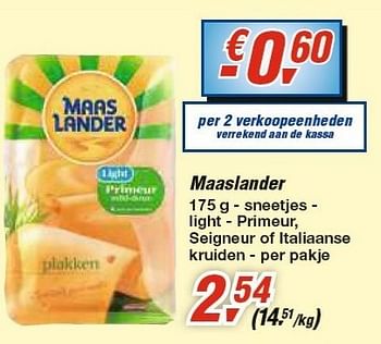 Promoties Maaslander - Maaslander - Geldig van 30/01/2013 tot 12/02/2013 bij Makro