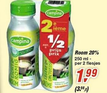 Promoties Room 20 - Campina - Geldig van 30/01/2013 tot 12/02/2013 bij Makro