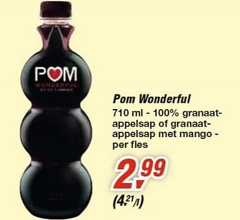 Promoties Pom wonderful - Pom - Geldig van 30/01/2013 tot 12/02/2013 bij Makro