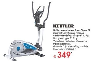 noorden Ziektecijfers Meetbaar Kettler Kettler crosstrainer axos viteo m - Promotie bij Colruyt