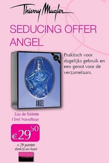 Promoties Seducing offer angel - Thierry Mugler - Geldig van 01/02/2013 tot 28/02/2013 bij ICI PARIS XL