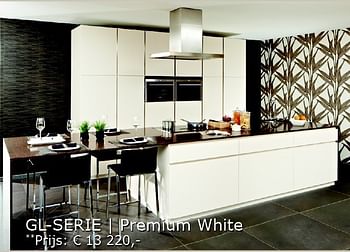 Promoties Gl-serie premium white - Huismerk - Dovy Keukens - Geldig van 01/02/2013 tot 28/02/2013 bij Dovy Keukens