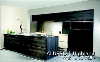 Promoties Alupro highland - Huismerk - Dovy Keukens - Geldig van 01/02/2013 tot 28/02/2013 bij Dovy Keukens