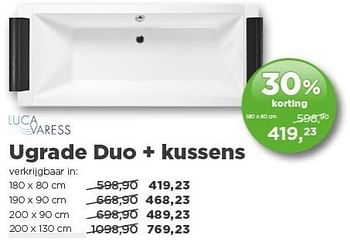 Promoties Ugrade duo + kussens - Luca varess - Geldig van 01/02/2013 tot 23/02/2013 bij X2O