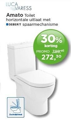 Promoties Amato toilet - Luca varess - Geldig van 01/02/2013 tot 23/02/2013 bij X2O