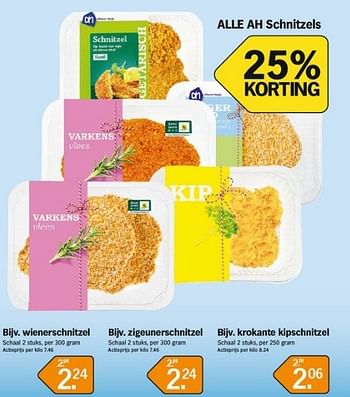 Promoties Krokante kipschnitzel - Huismerk - Albert Heijn - Geldig van 04/02/2013 tot 10/02/2013 bij Albert Heijn