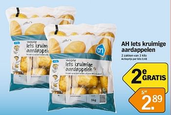 Promoties Ah iets kruimige aardappelen - Huismerk - Albert Heijn - Geldig van 04/02/2013 tot 10/02/2013 bij Albert Heijn
