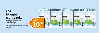 Promoties Eco halogeen multipacks - Philips - Geldig van 04/02/2013 tot 10/02/2013 bij Albert Heijn
