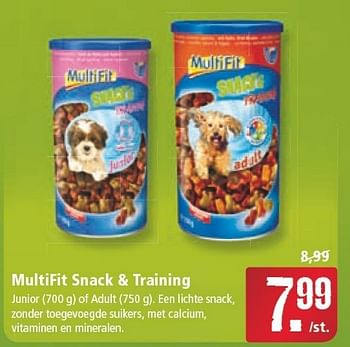 Promoties Multifit snack + training - Multifit - Geldig van 04/02/2013 tot 13/02/2013 bij Maxi Zoo