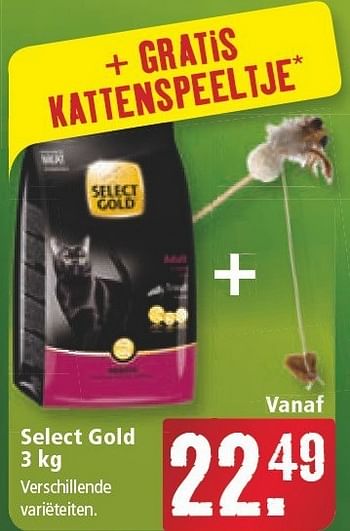 Promoties Select gold - Select Gold - Geldig van 04/02/2013 tot 13/02/2013 bij Maxi Zoo