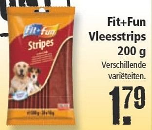 Promoties Fit+fun vleesstrips - Fit + Fun - Geldig van 04/02/2013 tot 13/02/2013 bij Maxi Zoo