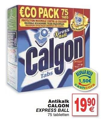Promoties Antikalk calgon - Calgon - Geldig van 05/02/2013 tot 11/02/2013 bij Cora