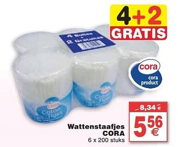 Promoties Wattenstaafjes cora - Cora - Geldig van 05/02/2013 tot 11/02/2013 bij Cora