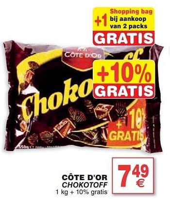 Promoties Cote d`or chokotoff - Cote D'Or - Geldig van 05/02/2013 tot 11/02/2013 bij Cora