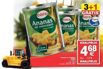 Promoties Ananas in stukken cora - Cora - Geldig van 05/02/2013 tot 11/02/2013 bij Cora