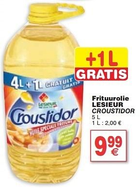 Promoties Frituurolie lesieur croustidor - Croustidor - Geldig van 05/02/2013 tot 11/02/2013 bij Cora