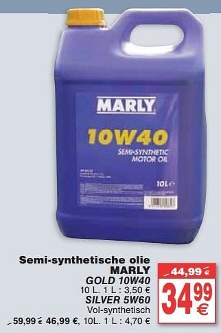 Promoties Semi-synthetische olie marly - Marly - Geldig van 05/02/2013 tot 18/02/2013 bij Cora