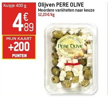 Promoties Olijven pere olive - Pere olive - Geldig van 06/02/2013 tot 12/02/2013 bij Match Food & More