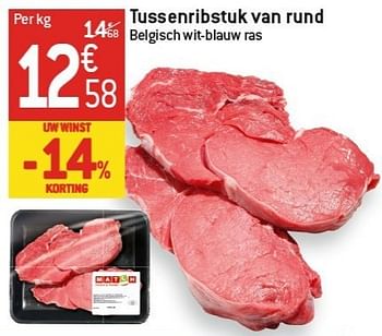 Promoties Tussenribstuk van rund - Huismerk - Match - Geldig van 06/02/2013 tot 12/02/2013 bij Match Food & More