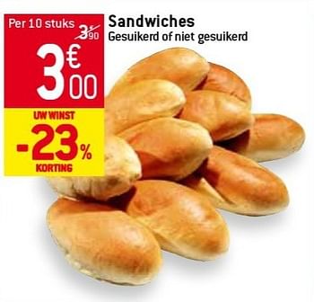 Promoties Sandwiches - Huismerk - Match - Geldig van 06/02/2013 tot 12/02/2013 bij Match Food & More