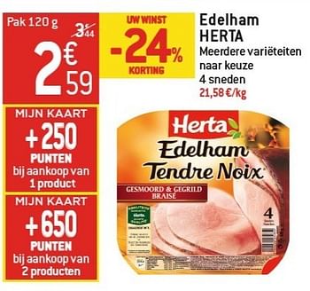 Promoties Edelham herta - Herta - Geldig van 06/02/2013 tot 12/02/2013 bij Match Food & More