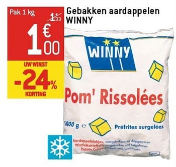Promoties Gebakken aardappelen winny - Winny - Geldig van 06/02/2013 tot 12/02/2013 bij Match Food & More