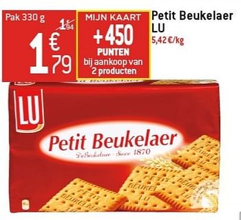Promoties Petit beukelaer lu - Lu - Geldig van 06/02/2013 tot 12/02/2013 bij Match Food & More