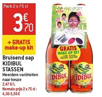 Promoties Bruisend sap kidibul stassen - Kidibul - Geldig van 06/02/2013 tot 12/02/2013 bij Match Food & More