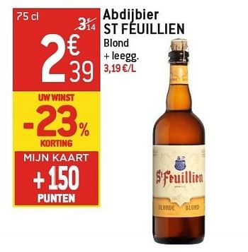 Promoties Abdijbier st feuillien - St Feuillien - Geldig van 06/02/2013 tot 12/02/2013 bij Match Food & More