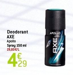 Promoties Deodorant axe - Axe - Geldig van 06/02/2013 tot 12/02/2013 bij Match Food & More