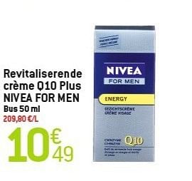 Promoties Revitaliserende crème q10 plus nivea for men - Nivea - Geldig van 06/02/2013 tot 12/02/2013 bij Match Food & More