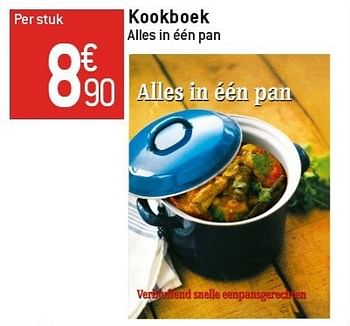 Promoties Kookboek alles in één pan - Huismerk - Match - Geldig van 06/02/2013 tot 12/02/2013 bij Match Food & More