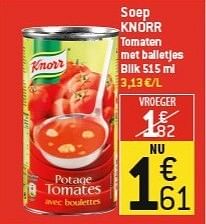 Promoties Soep knorr - Knorr - Geldig van 06/02/2013 tot 12/02/2013 bij Match Food & More