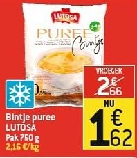 Promoties Bintje puree lutosa - Lutosa - Geldig van 06/02/2013 tot 12/02/2013 bij Match Food & More