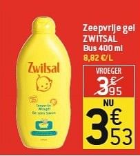 Promoties Zeepvrije gel zwitsal - Zwitsal - Geldig van 06/02/2013 tot 12/02/2013 bij Match Food & More