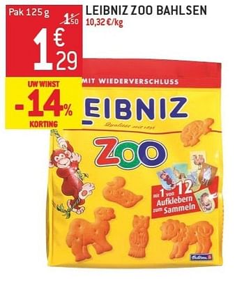 Promoties Leibniz zoo bahlsen - Bahlsen - Geldig van 06/02/2013 tot 12/02/2013 bij Match