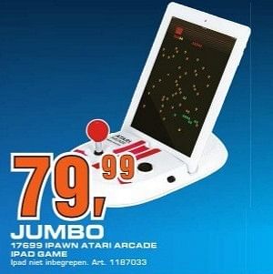Promoties Jumbo 17699 ipawn atari arcade ipad game - Atari - Geldig van 06/02/2013 tot 12/02/2013 bij Saturn