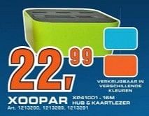 Promoties Xoopar xp41001 - 16m hub + kaartlezer - Xoopar - Geldig van 06/02/2013 tot 12/02/2013 bij Saturn