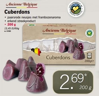 Promoties Cuberdons - Ancienne Belgique - Geldig van 07/02/2013 tot 13/02/2013 bij Lidl
